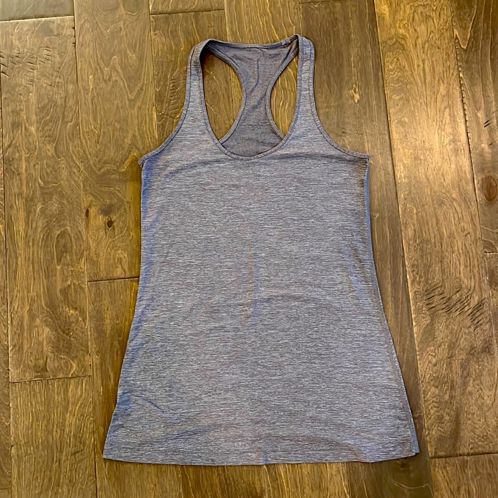 Gray racer back lululemon tank
